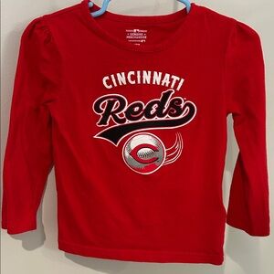 Genuine Merchandise Cincinnati Reds Youth Long Sleeve Tee - Red
